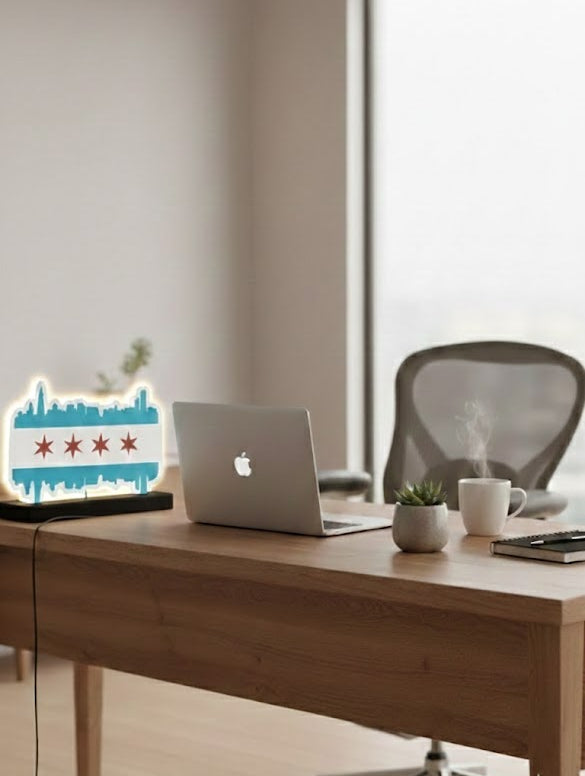 Chicago Flag Skyline