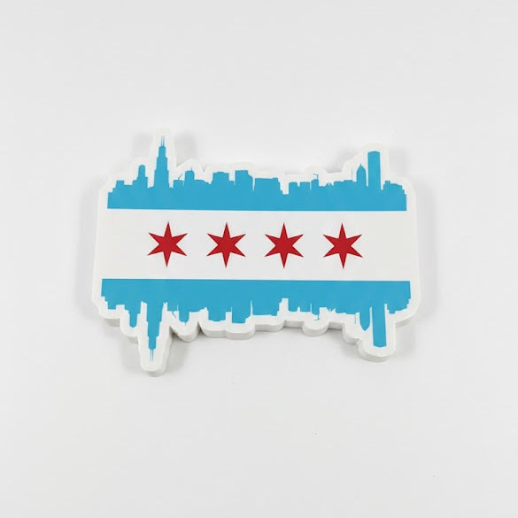 Chicago Flag Skyline