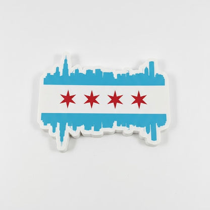 Chicago Flag Skyline
